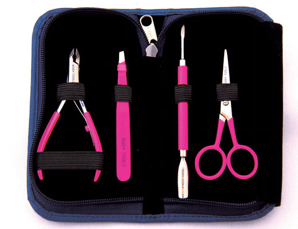 Body Toolz Unisex Manicure Grooming Set. For Nails, Brows & More