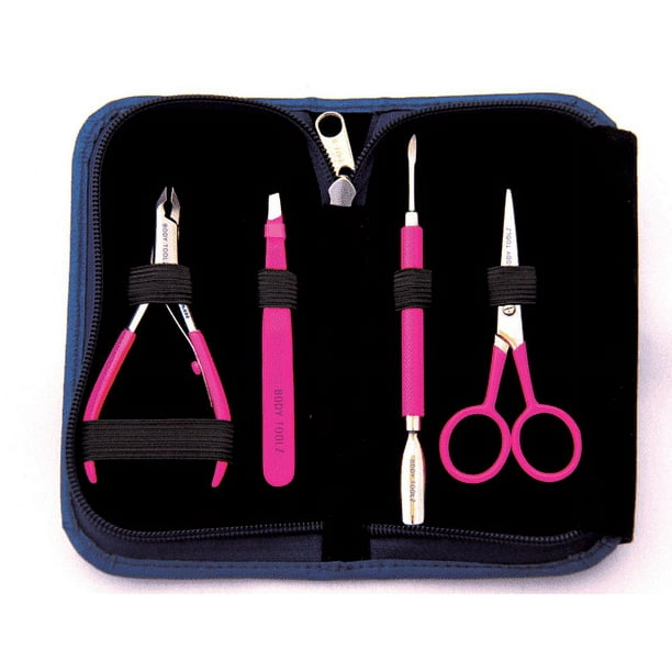 Body Toolz Unisex Manicure Grooming Set. For Nails, Brows & More