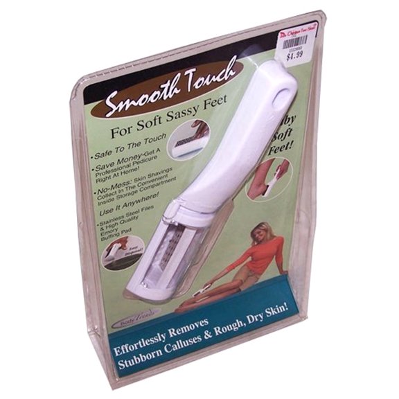 Body Trends -Smooth Touch Foot File & Buffing Pad Pedicure Skin Removers Rasp for Wet and Dry feet