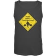 thumbnail image 1 of Body Under Construction Funny Charcoal Grey Adult Tank Top - Medium, 1 of 1