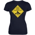 thumbnail image 1 of Body Under Construction Funny Navy Juniors Soft T-Shirt - Medium, 1 of 1