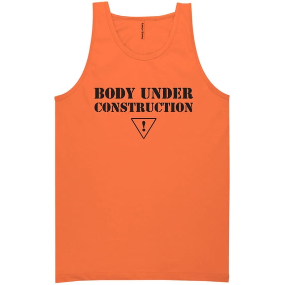 Body Under Construction Neon Tank Top