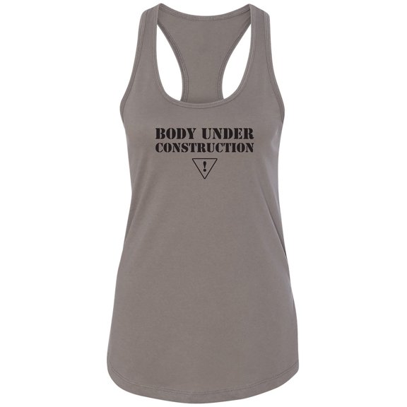 Body Under Construction Racerback Tank