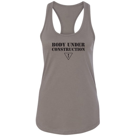 Body Under Construction Racerback Tank