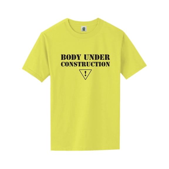 Body Under Construction Short Sleeve Neon T-Shirt