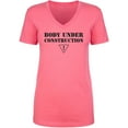 thumbnail image 1 of Body Under Construction Womens V-Neck T-Shirt, 1 of 2
