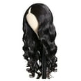 thumbnail image 1 of Body V Part Wig Brazilian Human Hair Short Glueless Clip In Half Wig For Black Women No Sew In Beginner Friendly, 1 of 8