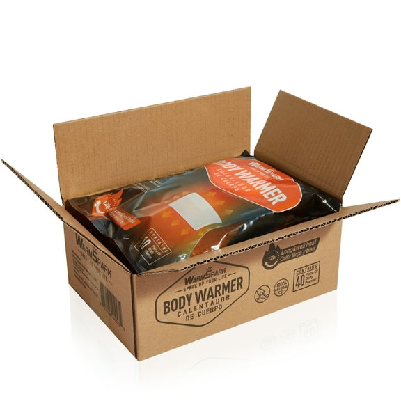 Body Warmers With Adhesive - 360 Packs-Heat Warmer Patch Disposable  Air Activated Hot Warmers - Up to 12 Hours of Heat - WarmSpark (9 Boxes)