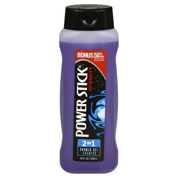 Body Wash + Shampoo 2 in 1 Intensity by Power Stick 18 FL. OZ