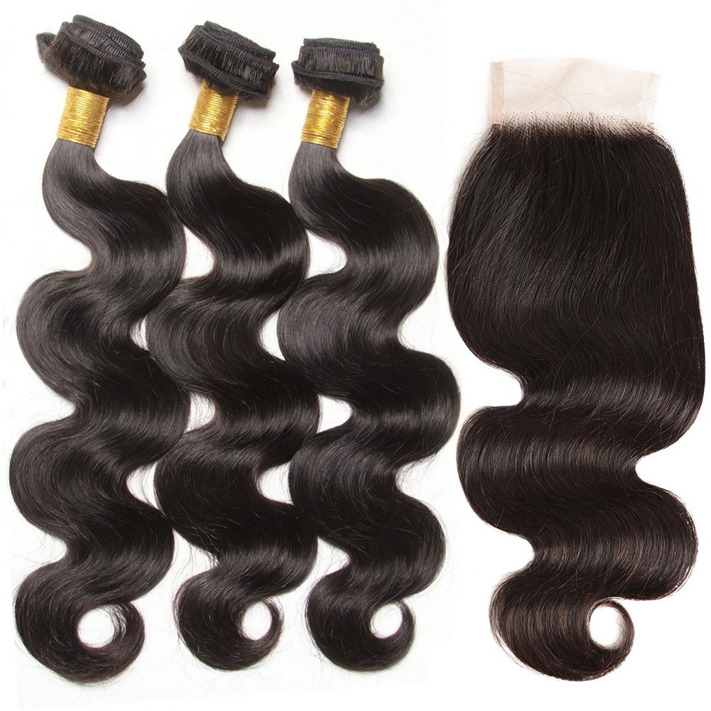 Body Wave Bundle Human Hair 3 Bundles (18 20 20+16 Inch  display picture 1