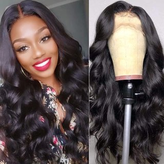 Shop Generic 7A Pre Plucked Frontal Lace Closure 100% Real Brazilian Virgin  Human Hair Middle Part Online