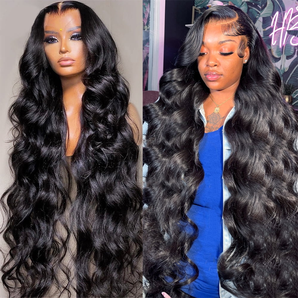 13x6 Body Wave Lace Front Wig Human Hair 200 Density Glueless Pre Plucked 13x4 Body Wave Human Hair 13x6 Hd Lace Frontal Wigs 200  main image 3