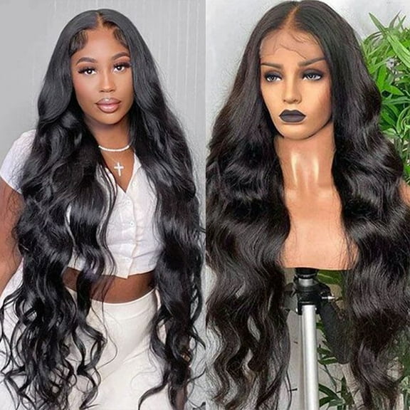 Body Wave Lace Front Wigs Human Hair Wig for Women 13x6 HD Lace Front Wigs 200 Density Glueless Wig Pre Plucked with Baby Hair 18Inch
