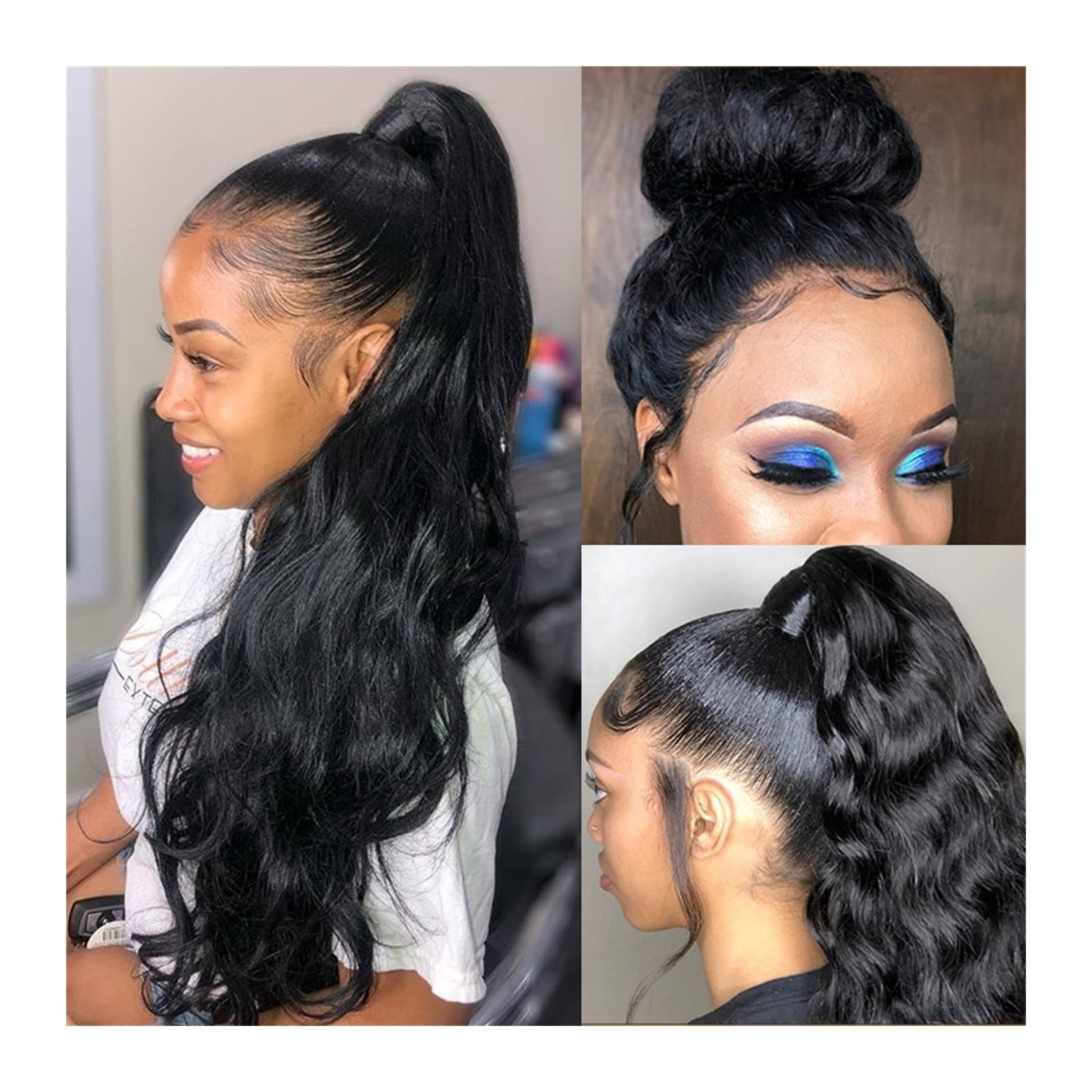 Body Wave Lace Wig Human Hair Wig Pre Plucked HD Lace Frontal Wig Brazilian Hair Wigs with Baby Hair Long Wave Curly Lace Closure Wig for Women