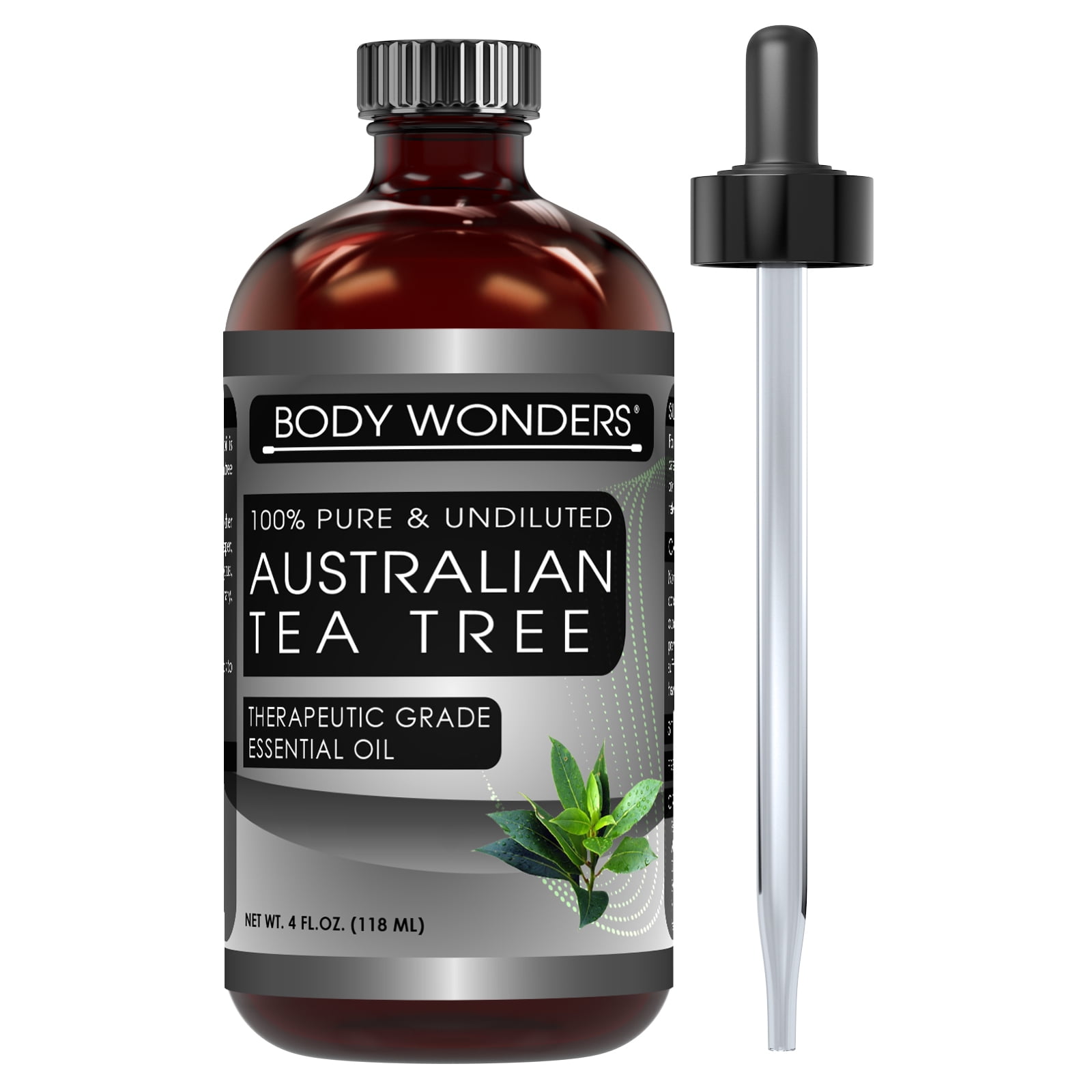 Body Wonders, 100% Pure Australian Tea Tree Oil, Aromatherapy, 4oz