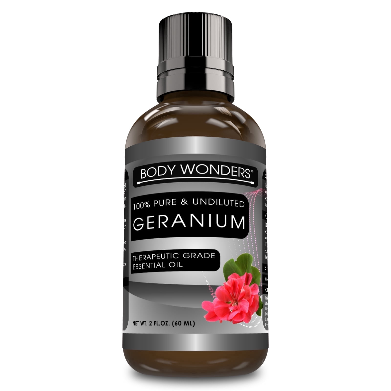 Body Wonders 100% Pure Geranium Essential Oil, 2 fl oz – Natural ...