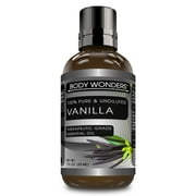 Body Wonders 100% Pure Vanilla Essential Oil - 1 Fl oz, Therapeutic Grade Oil - Ideal for Aromatherapy | Made in USA