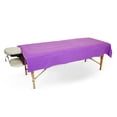 thumbnail image 1 of Body Works Linen Spa Massage Table Poly Cotton Flat Top Sheet (Lavender), 1 of 4