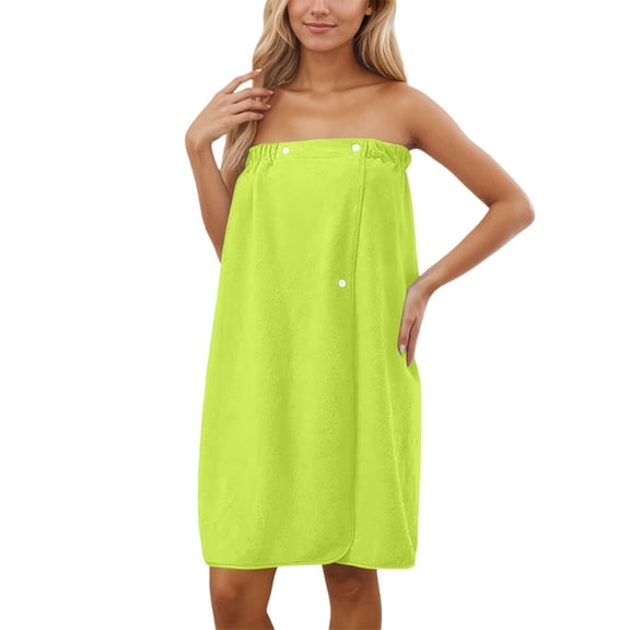 Body Wrap Towel for Women Quick Dry Bath Robe Women's Adjustable Cover Up for Beach Pool