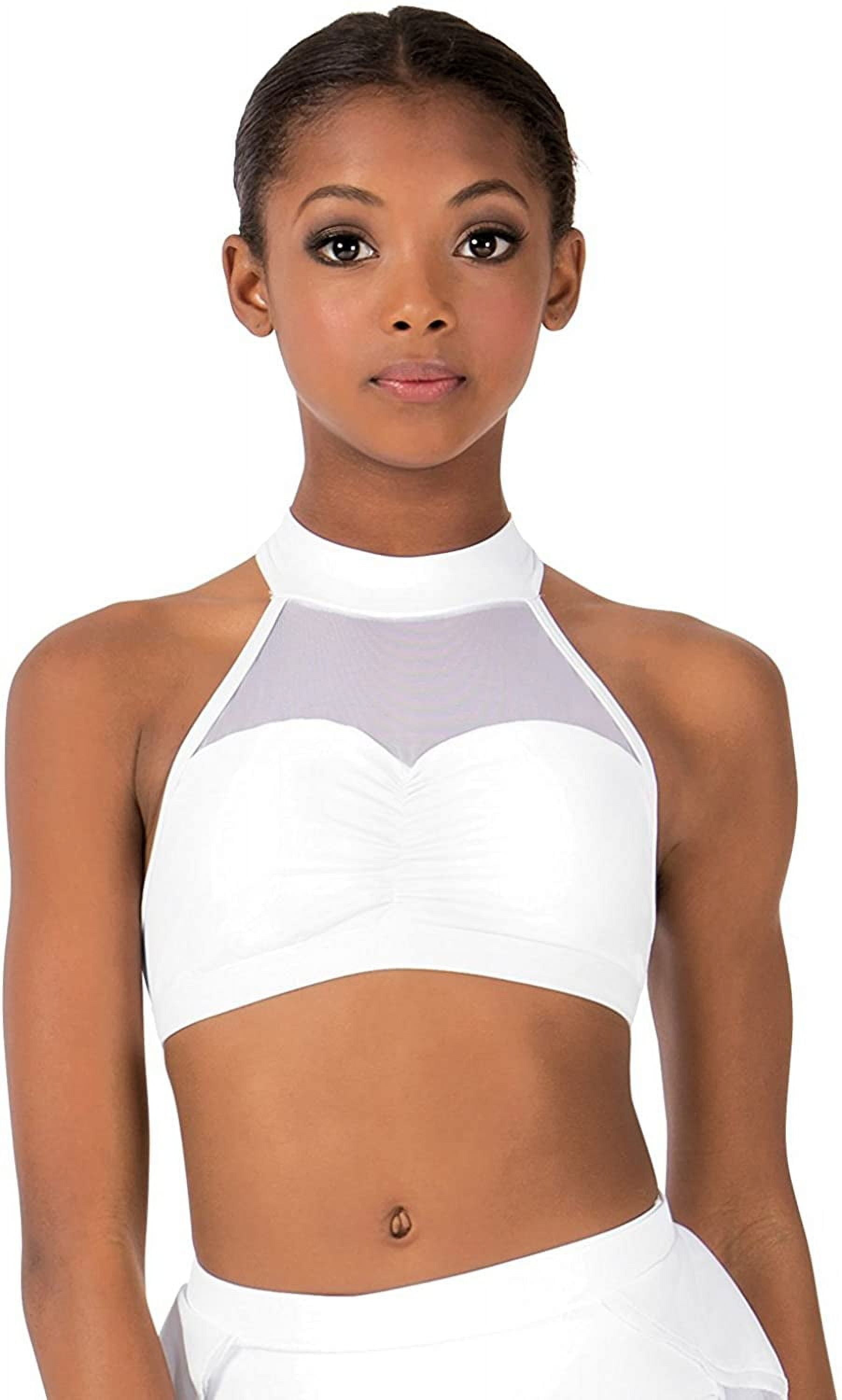Body Wrappers Deep V-Neck Bra 291 XSM NUD - Applause Dancewear and Designs