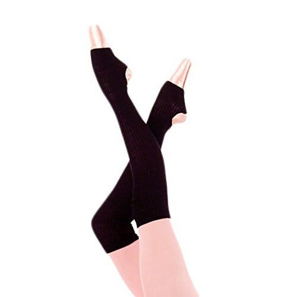 Body Wrappers Women's 36 Stirrup Thigh Legwarmers,Pink,One Size 
