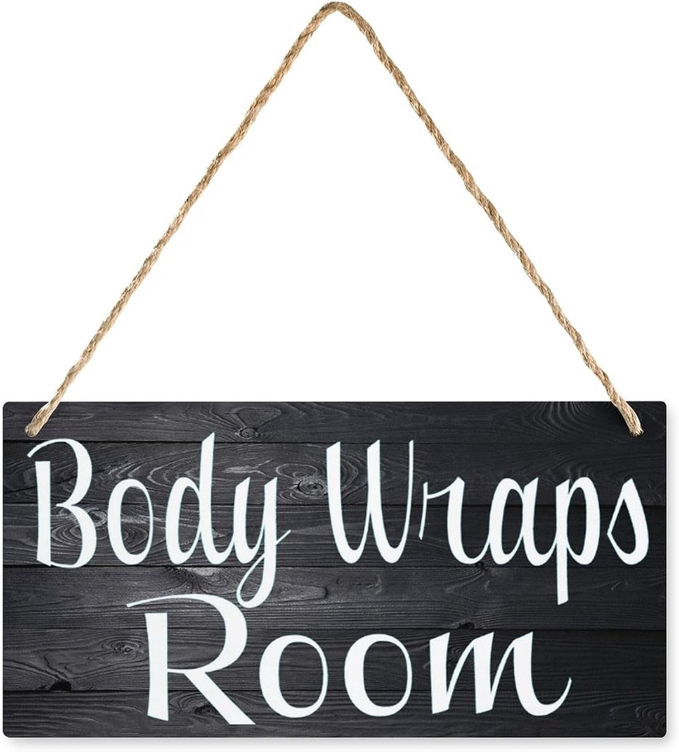 Store Sign Flashcard Body Wraps Room Wooden Office Sign - 12 x 8 Inch Rustic Vintage Wall ...