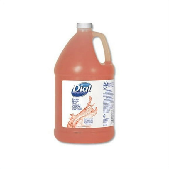 Body and Hair Care Gender-Neutral Peach Scent, 1 gal Bottle, 4/Carton