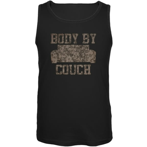 Body by Couch Black Adult Soft Tank Top - Small