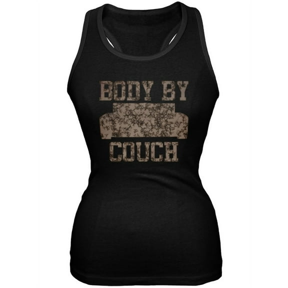 Body by Couch Black Juniors Soft Tank Top - Small