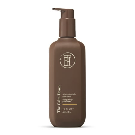 Body by TPH Calm Down Hydrating Body Lotion for Dry Skin | Ylang Ylang + Palo Santo Notes, 13 fl. oz