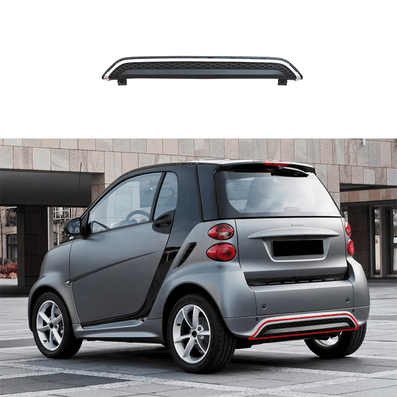 Body kit rear bumper diffuser Lip fit for Smart fortwo W451 2012-2014 ...