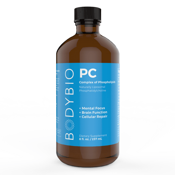 BodyBio - PC Brain Supplement 8 fl. oz. Phosphatidylcholine