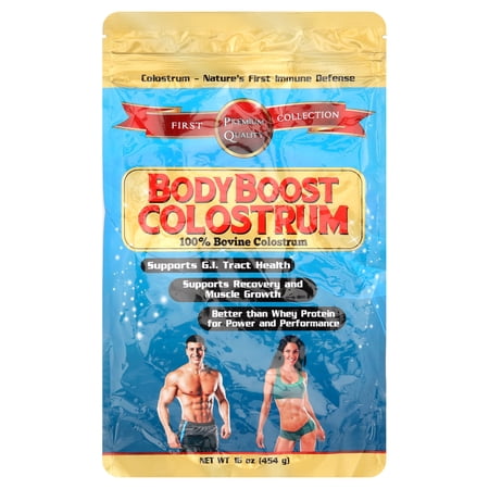 BodyBoost Colostrum Powder Supplement (16oz) for Immune Strength and Gut Health