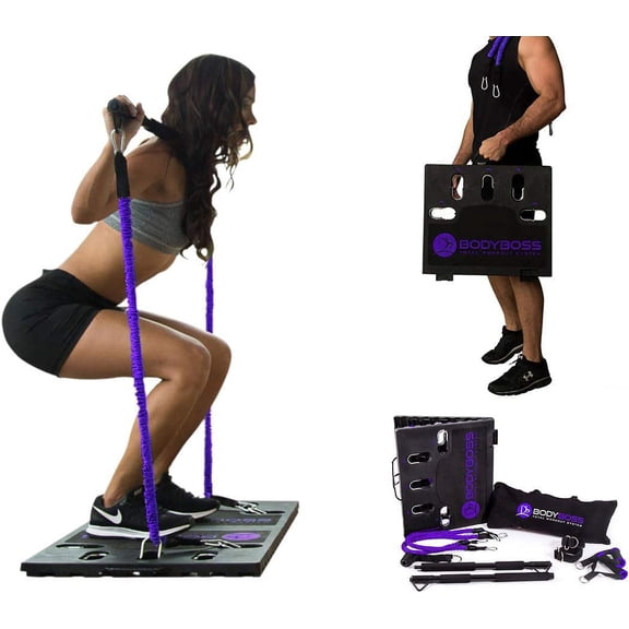 BodyBoss Home Gym 2.0 - Full Portable Gym Home Workout Package