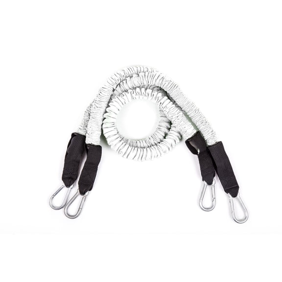 BodyBoss Resistance Bands - Custom Resistance Bands for Total Body Workouts (White)