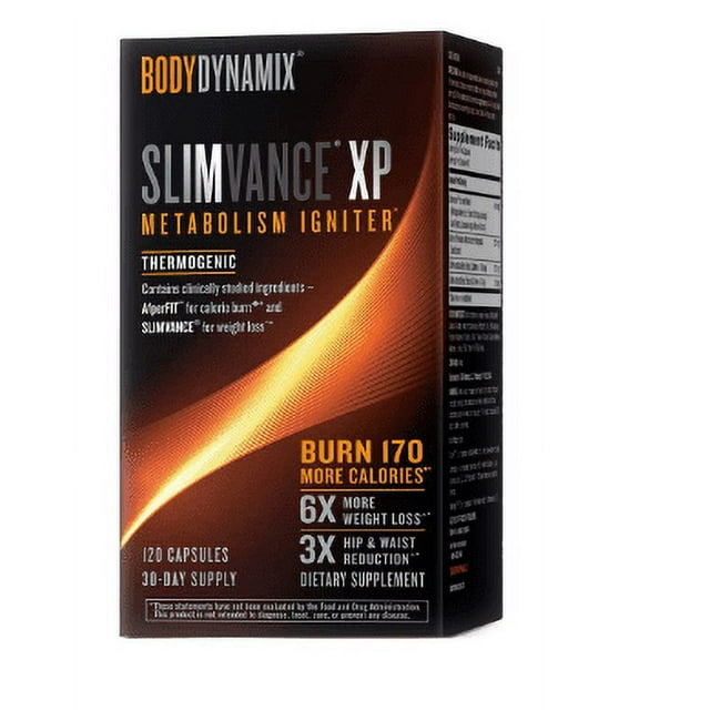 BodyDynamix Slimvance XP Thermogenic Supplements Supports Weight Loss and Fat Burning Goals