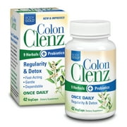 BodyGold Colon Clenz Regularity & Detox Formula Once Daily Support with 9 Herbs + Active Probiotics (047868425606) (42 CT)