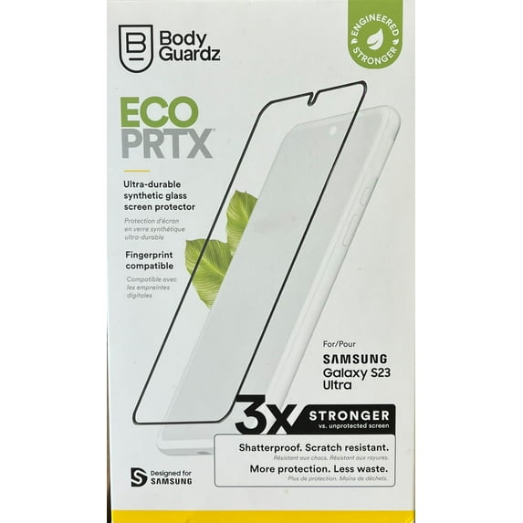 BodyGuardz Eco PRTX Curved Screen Protector - Samsung Galaxy S23 Ultra