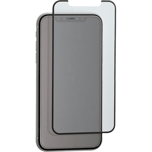 BodyGuardz Pure 2 EyeGuard Edge Antimicrobial Tempered Glass Screen Protector - iPhone 11/XR