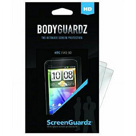 BodyGuardz ScreenGuardz HD Glass 2 Pack Screen Protector for HTC Desire 626