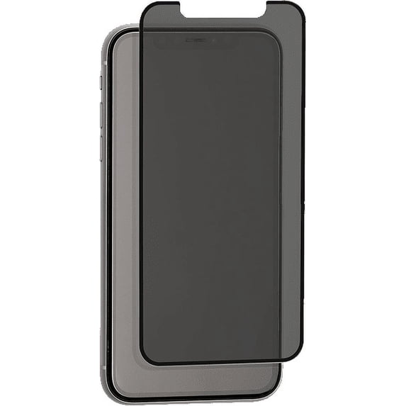 BodyGuardz SpyGlass Privacy Edge Antimicrobial Tempered Glass Screen Protector - iPhone 11 Pro Max /XS Max