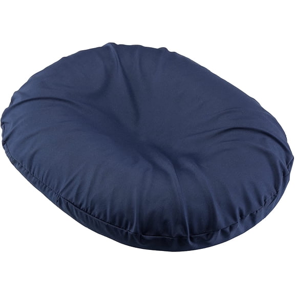 BodyHealt Donut Pillow for Hemorrhoids - Tailbone Cushion for Coccyx, Surgery, Pressure Sores, & Sciatic Pain Relief. Comfort Donut Seat Cushion for Pregnancy and Postpartum Recovery (Navy, 18 Inch)