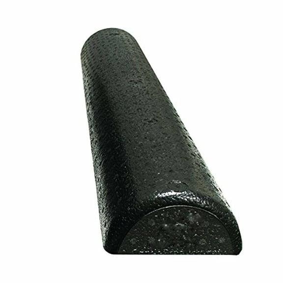 BodyHealt High-Density Foam Roller (6" x 18", Half-Round) - Exact Color