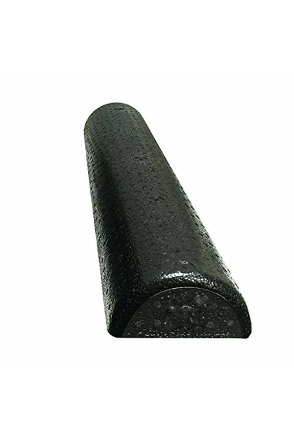 BodyHealt High-Density Foam Roller (6" x 18", Half-Round) - Exact Color