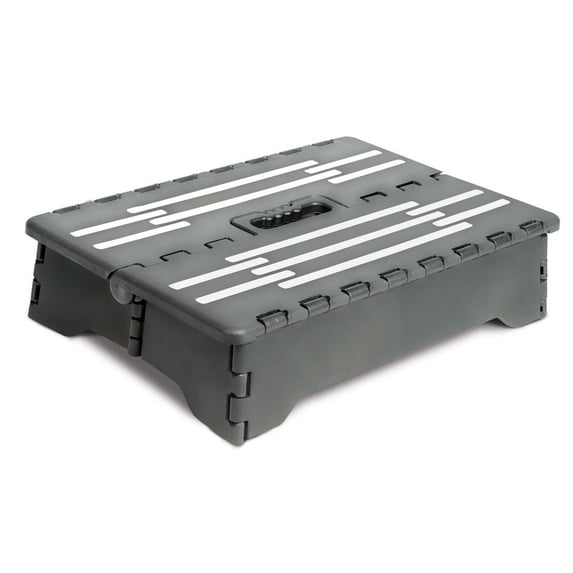BodyHealt Portable Folding Riser Step Stool - Black - Exact Color