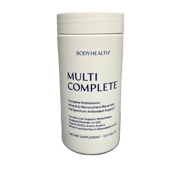 BodyHealth Multi Complete Daily Multivitamin for Men and Women 120 Count