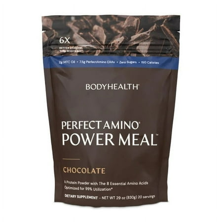 BodyHealth PerfectAmino Complete Power Meal Replacement Shake Pouch