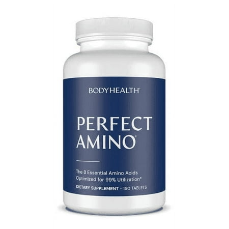 BodyHealth PerfectAmino Tablets (150ct), All 8 Essential Amino Acids with BCAAs
