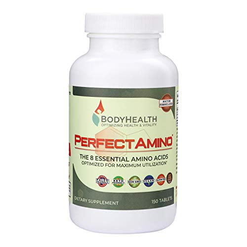 BodyHealth PerfectAmino Tablets (1PK), All 8 Essential Amino Acids with