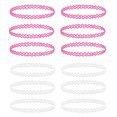 thumbnail image 1 of BodyJ4You 12PC Tattoo Choker Necklace Set - 90s Accessories Women Teen Girls Kids - Vibrant Pink White Stretchy Jewelry - Summer Style Gift Idea, 1 of 6